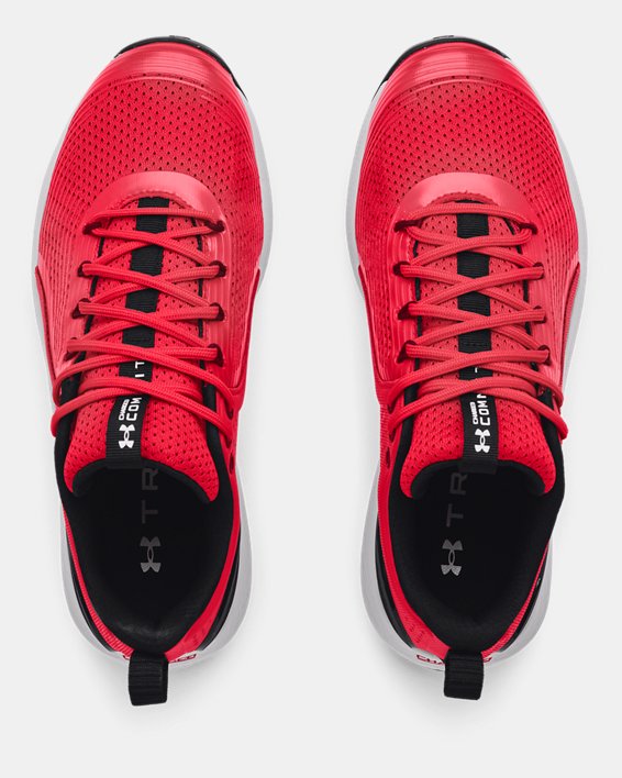 Chaussures d'entraînement UA Charged Commit 3 pour homme, Red, pdpMainDesktop image number 2